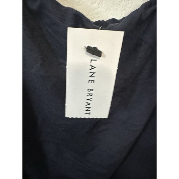 Lane Bryant Navy Blue Cinch Side Mini Dress Size 10/12 - Picture 3 of 9